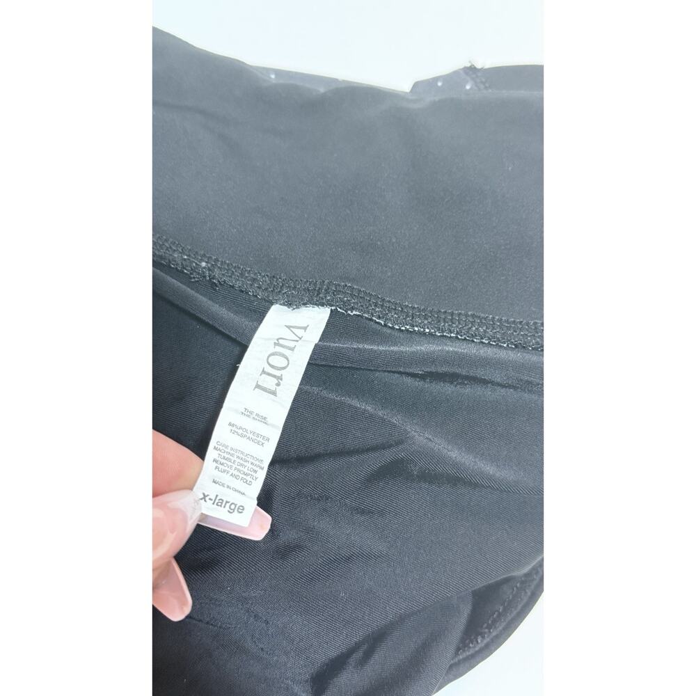 Vuori Women’s Running Athletic Shorts XL Black Dot High Waist Lined Lightweight - Picture 5 of 5